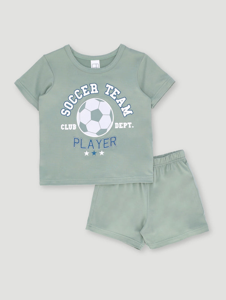 Pre-Boys Soccer Sleep Set - Green