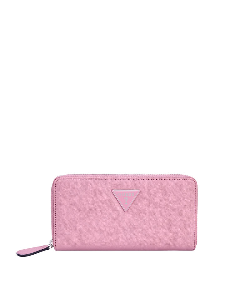 Viviette Medium Zip Around Purse - Mauve