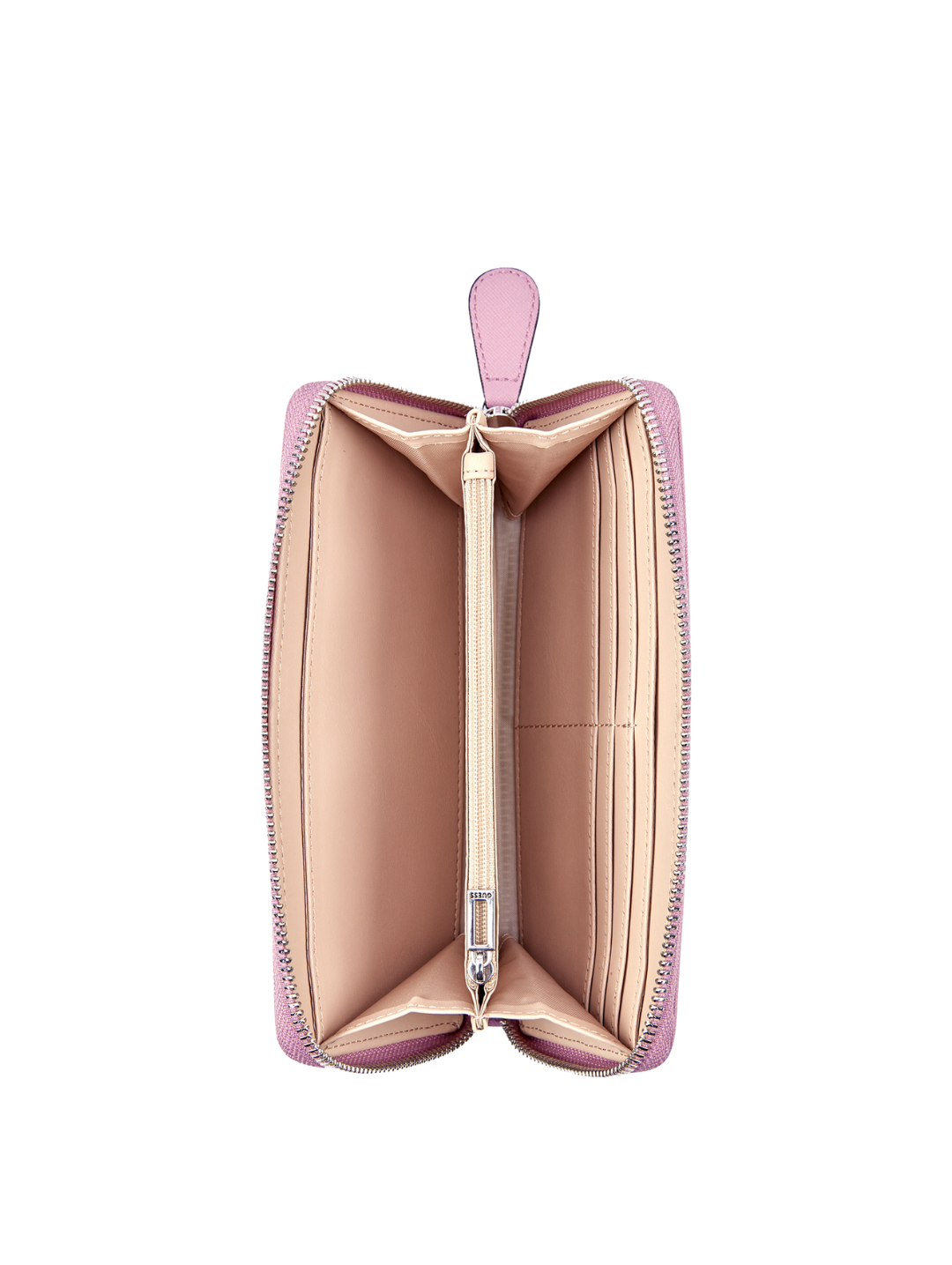 Viviette Medium Zip Around Purse - Mauve