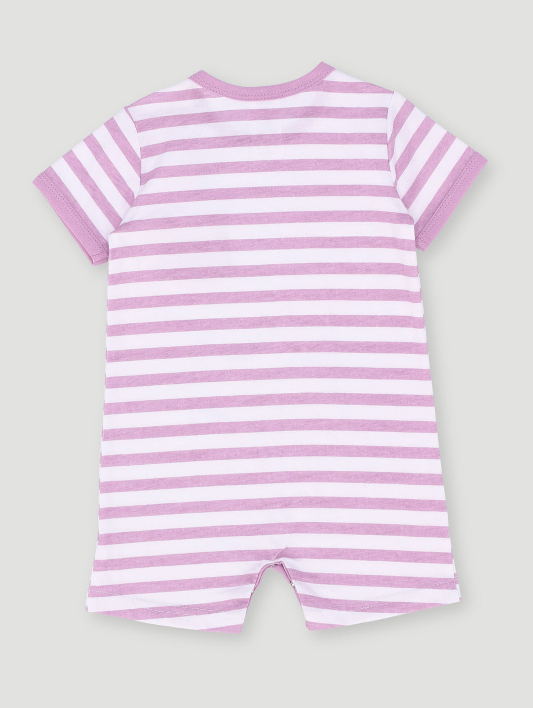 Baby Girls Stripe Romper - Lilac Snow