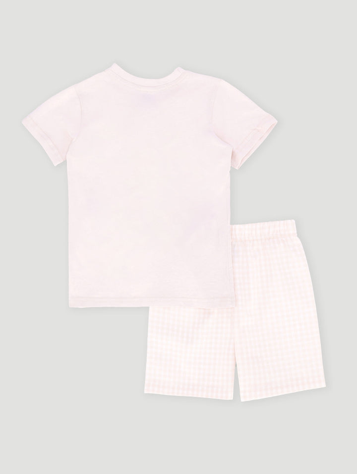 Pre-Boys Road Trip Top & Bottom Woven Sleep Set - Stone
