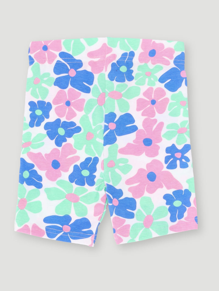 Pre-Girls Print Cycle Short - Multi