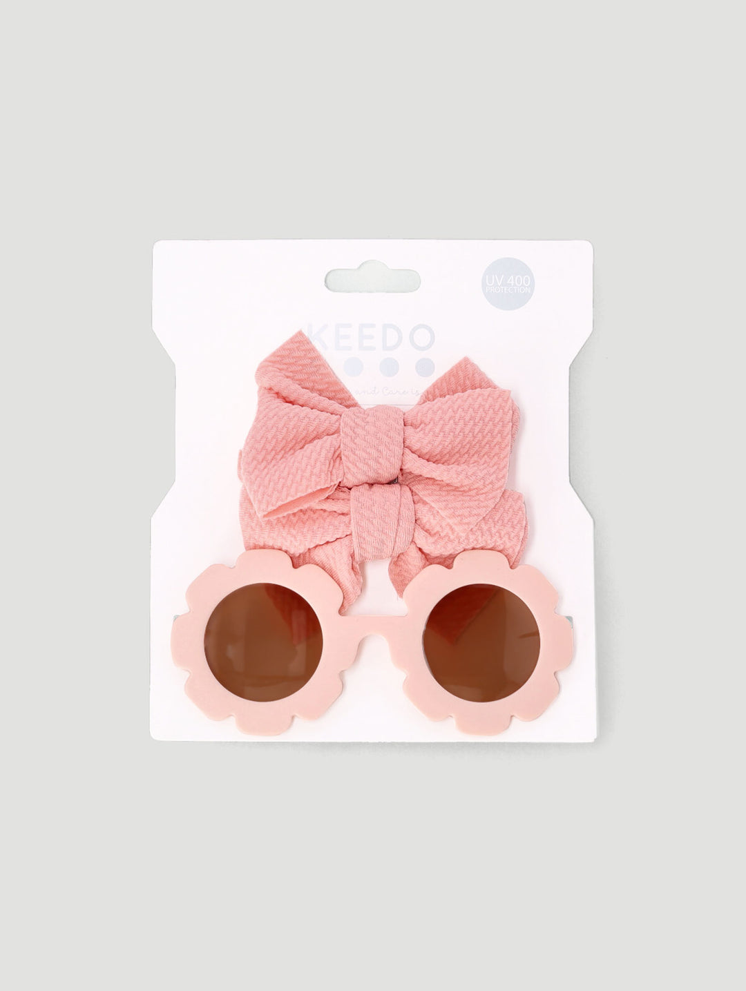 Keedo Sunglasses & Accessory Set - Pink