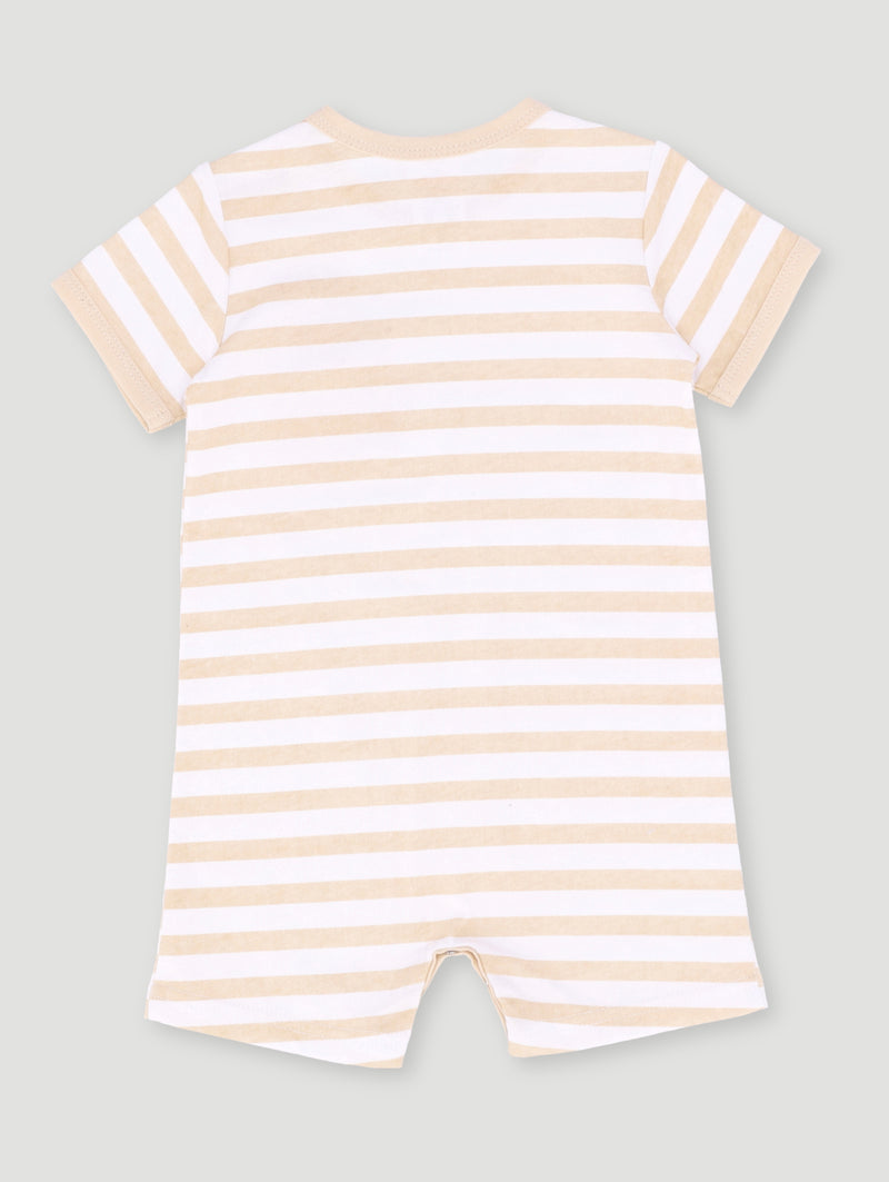 Baby Boys Cuteness Romper - Natural