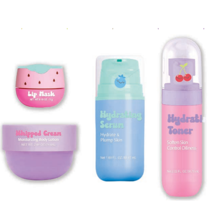 GlowMode Fairy Glow Essentials – 4-Piece Teen Skincare & Body Care Routine Kit