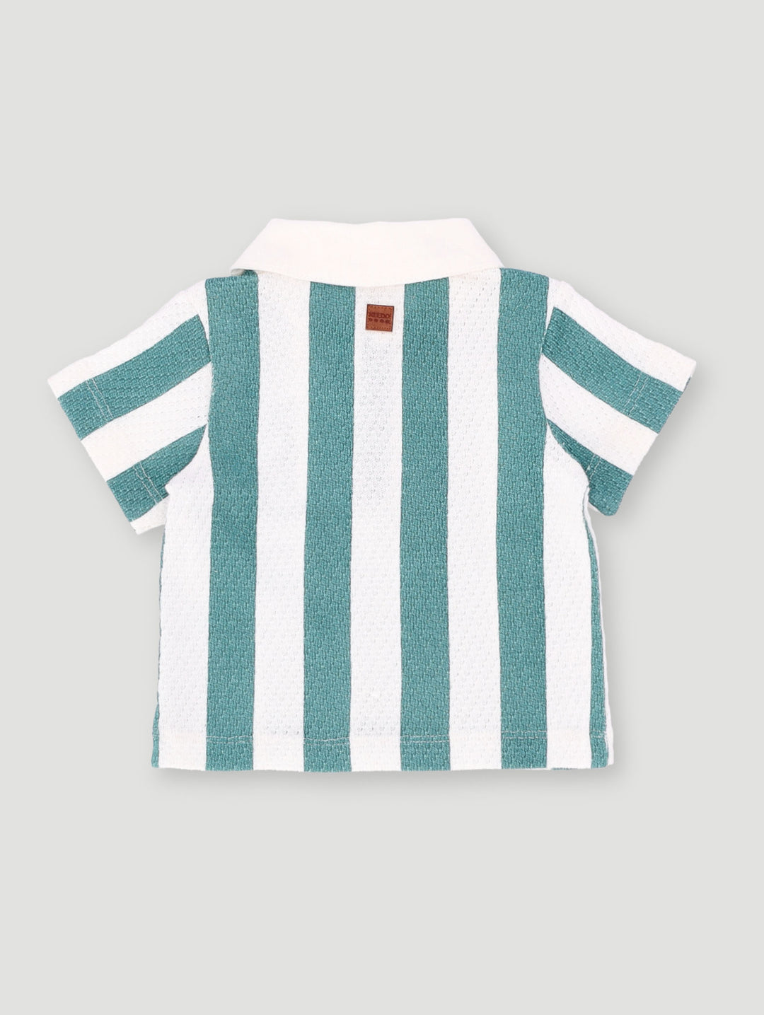 Keedo Baby Boys Fashion Stripe Golfer - White
