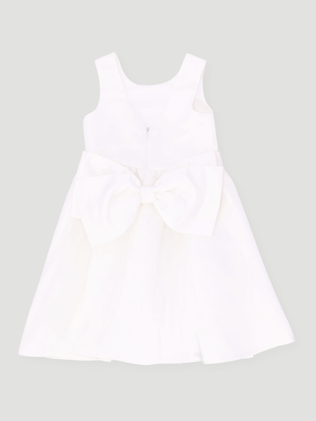 Pre-Girls Satin Occasion Dress - White