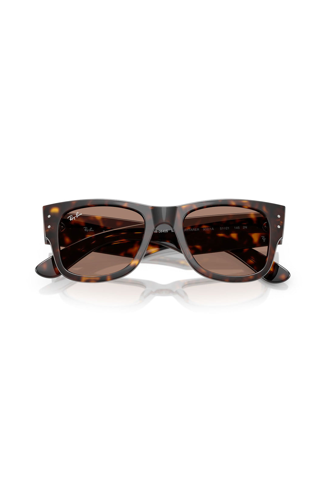 Mega Wayfarer Havana Sunglasses - Light Violet
