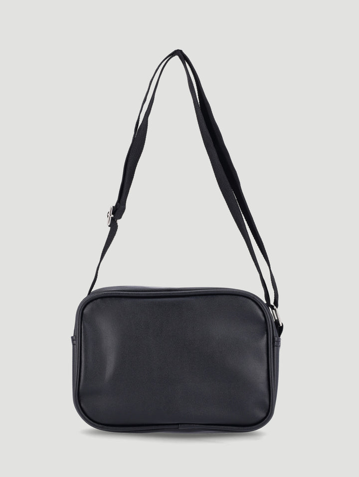 Pre-Girls Minnie Polka Dot PU Sling Bag - Black
