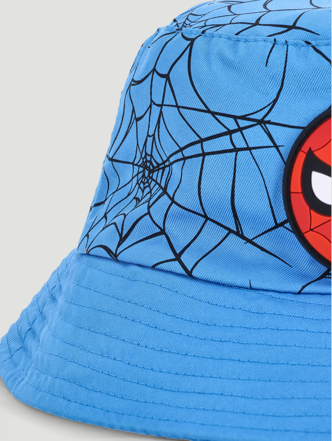 Pre-Boys Spiderman Web Bucket Hat  - Blue