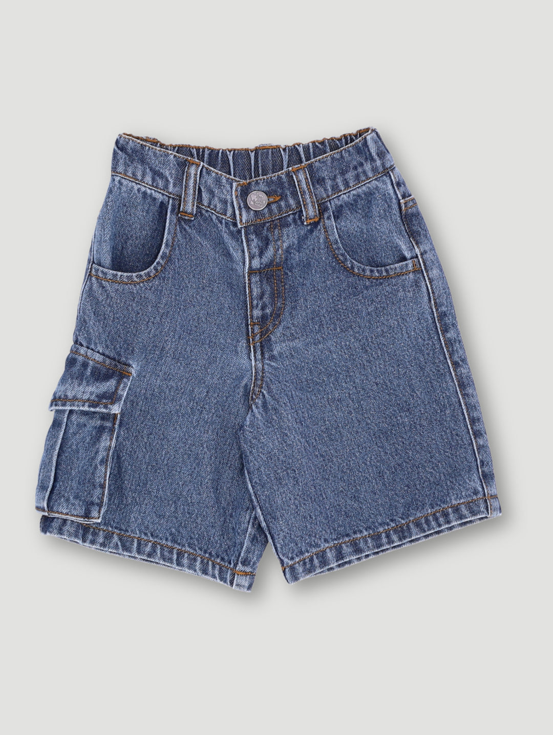 Pre-Girls Jort - Mid Blue