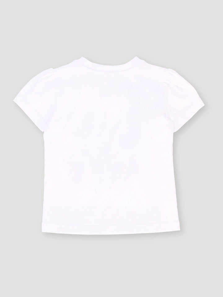 Pre- Girls Love Basic Tee - White