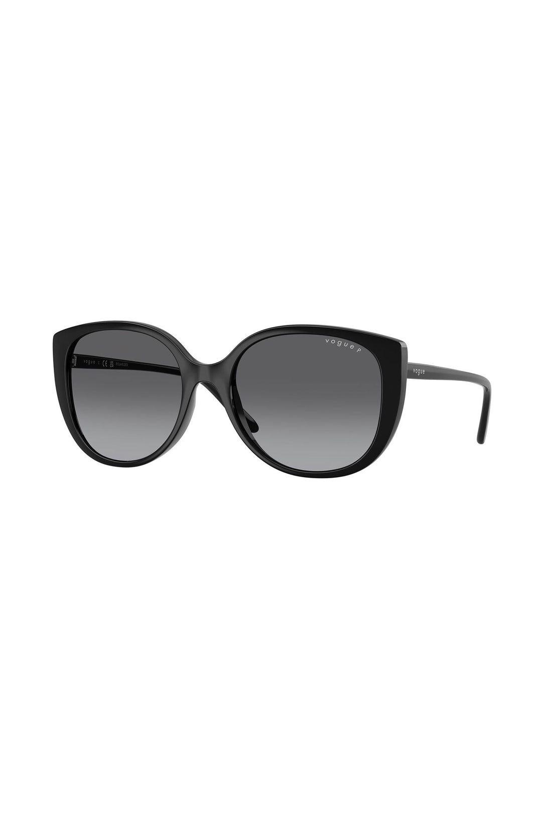 Round Frame Sunglasses - Black