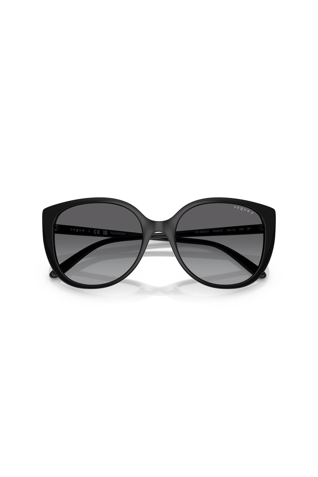 Round Frame Sunglasses - Black