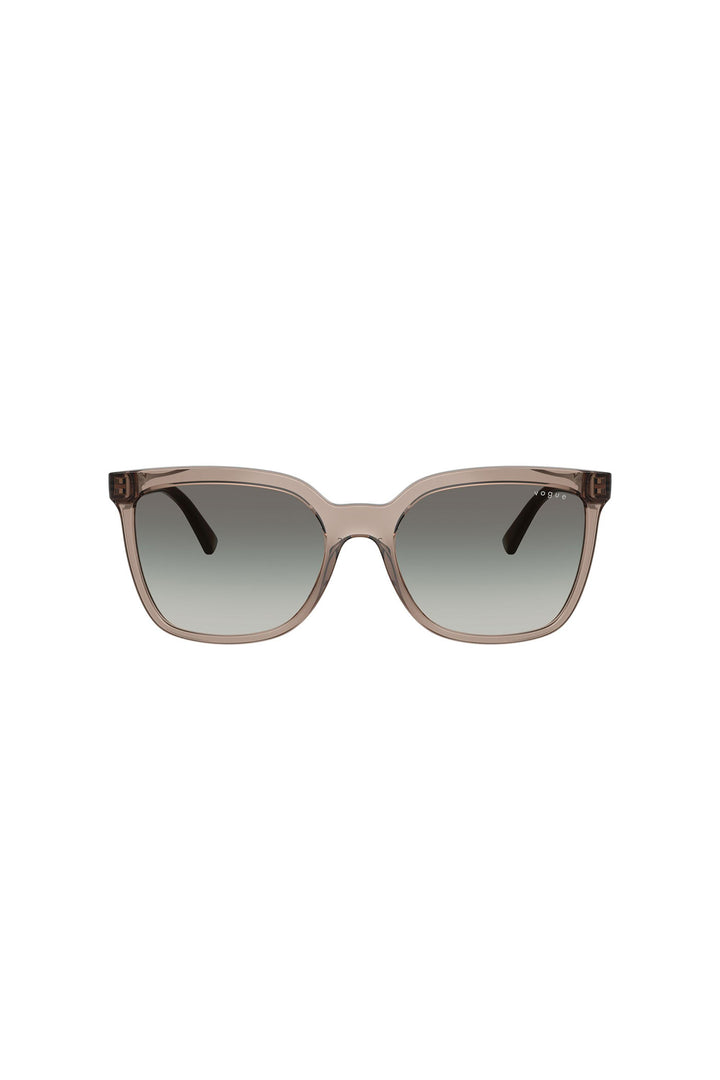 Square Frame Sunglasses - Brown