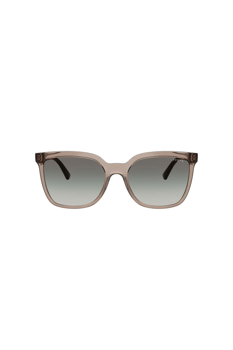Square Frame Sunglasses - Brown
