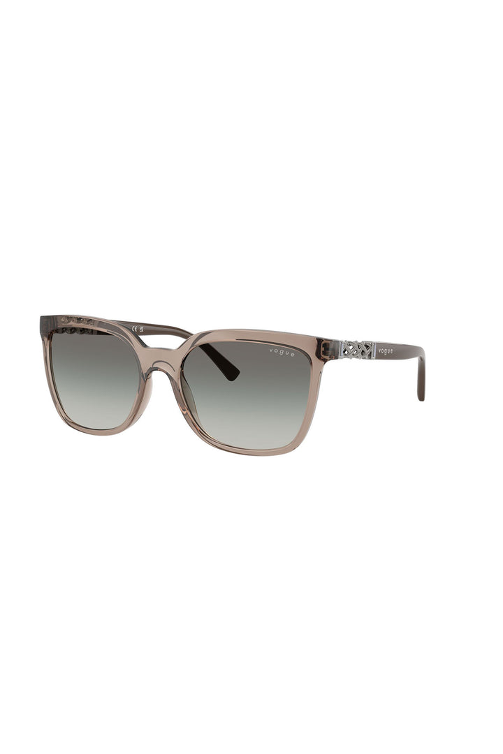 Square Frame Sunglasses - Brown