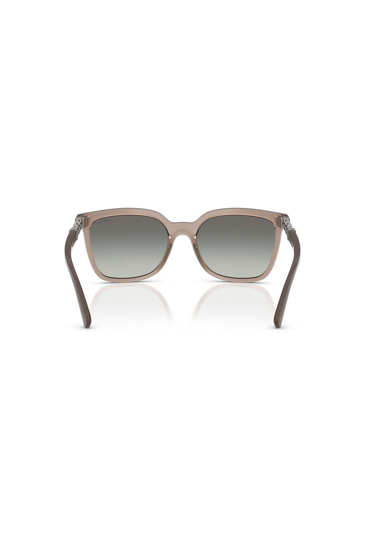 Square Frame Sunglasses - Brown
