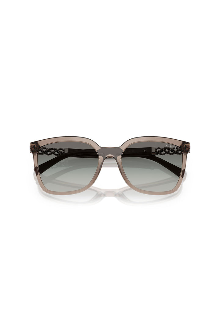 Square Frame Sunglasses - Brown