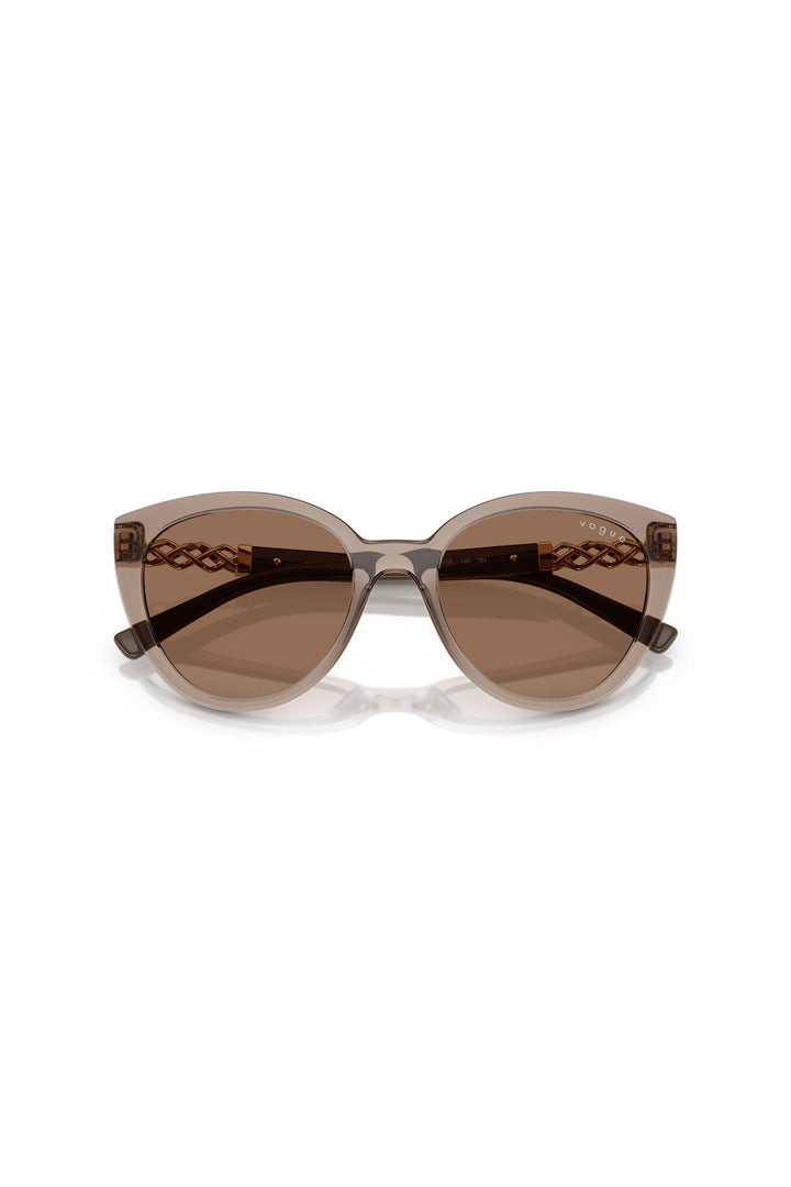 Cat Eye Sunglasses - Brown