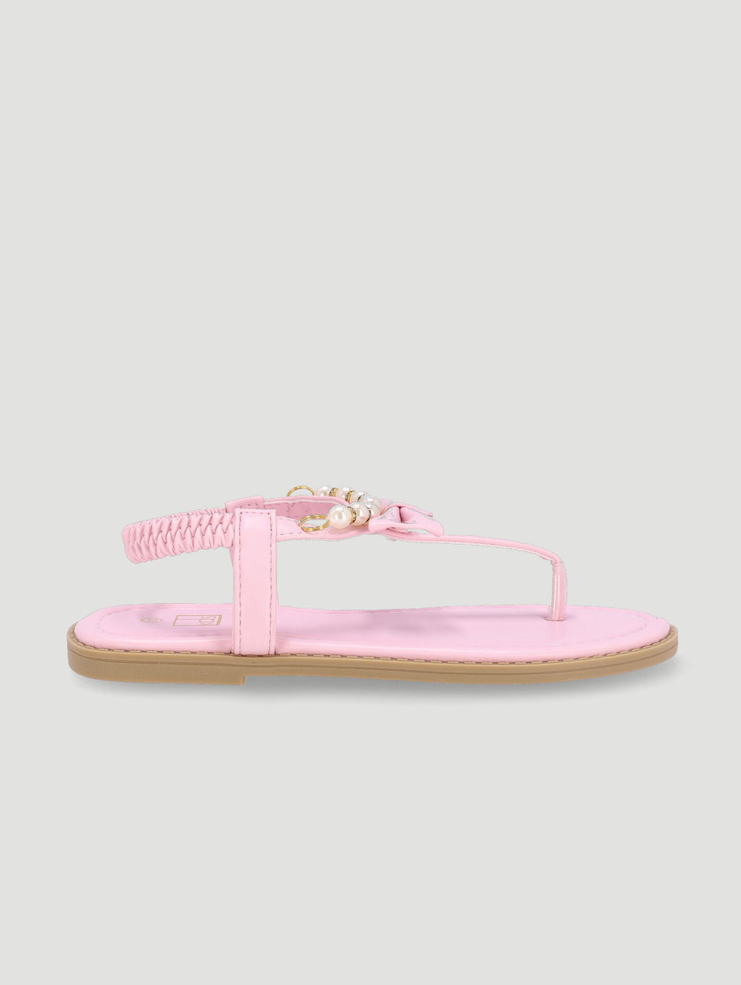 Pre-Girls Pearl Thong Sandal - Pink