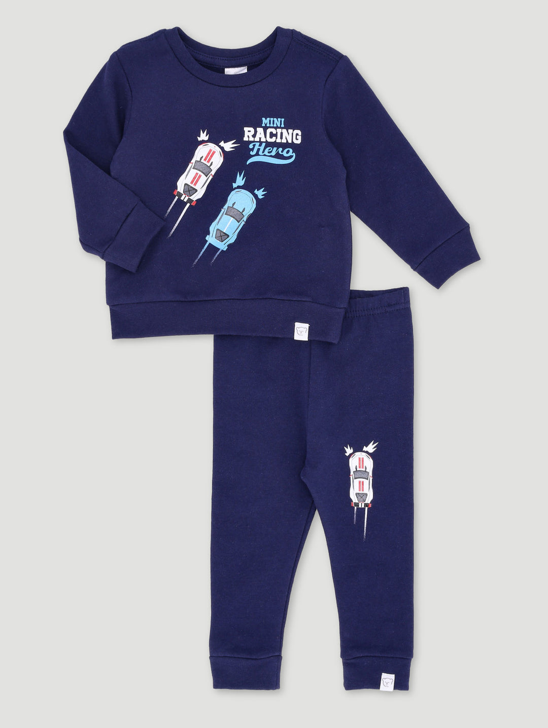 Baby Boys Fleece Race Set - Navy