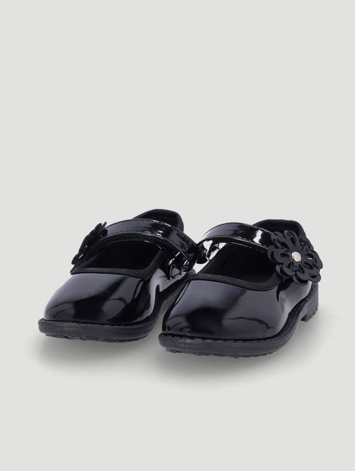 Pre-Girls Patent Comfort Pump