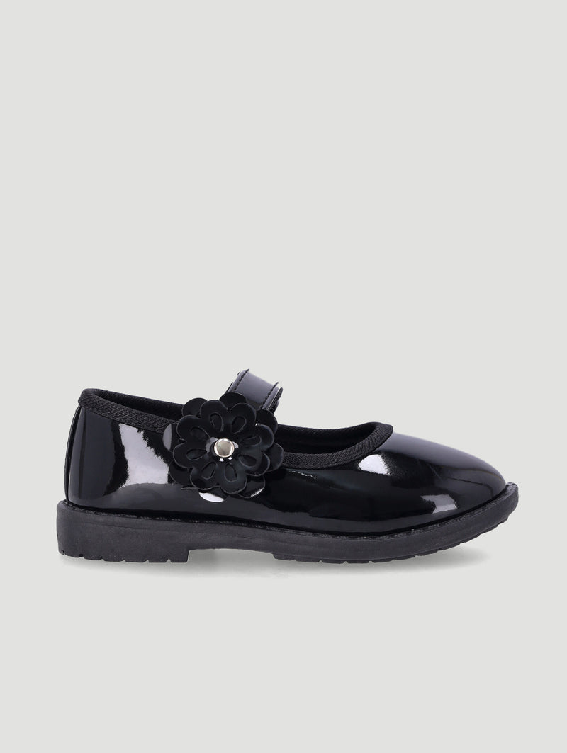 Pre-Girls Patent Comfort Pump