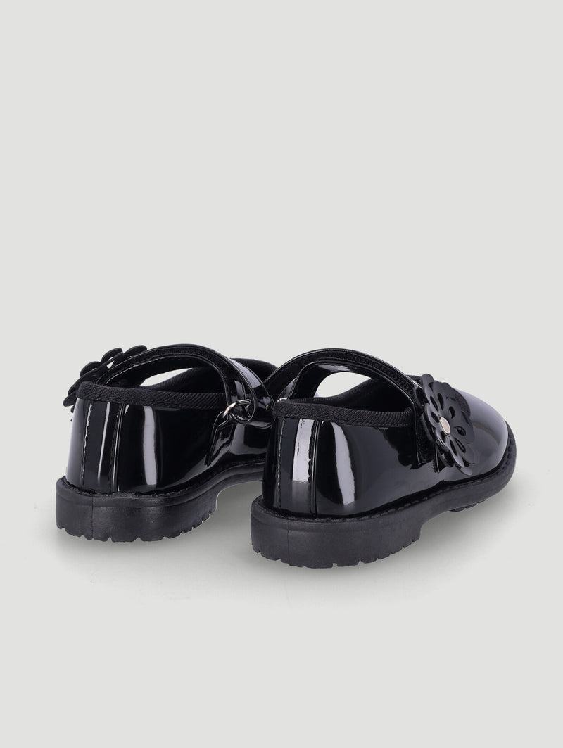 Pre-Girls Patent Comfort Pump