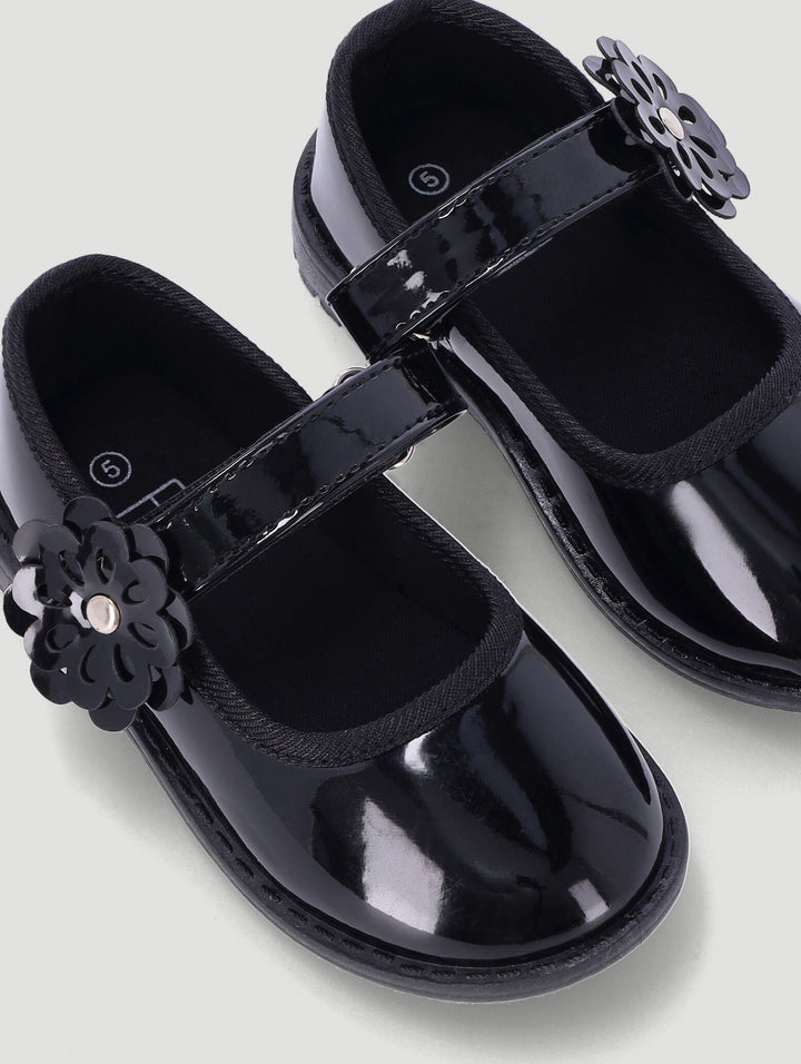 Pre-Girls Patent Comfort Pump