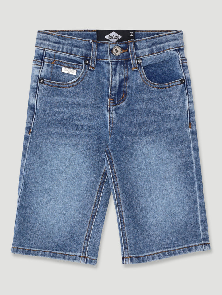 Pre-Boys Angelo Denim Shorts - Light Blue