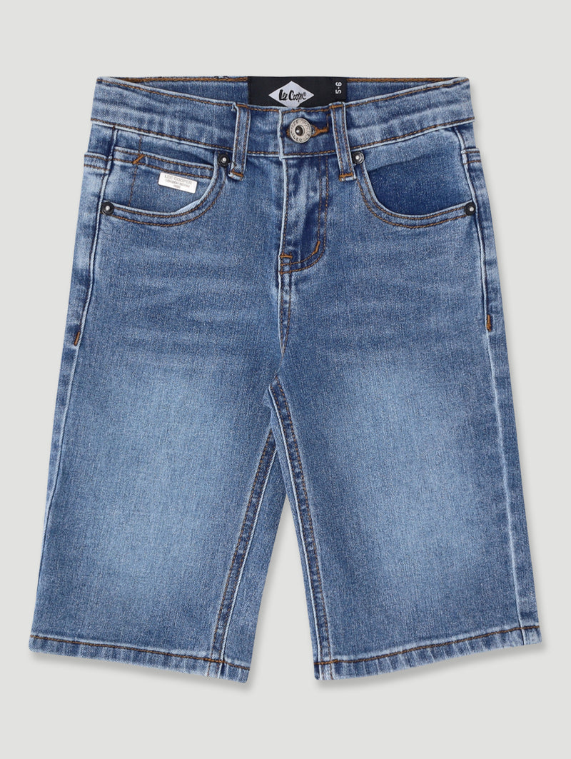 Pre-Boys Angelo Denim Shorts - Light Blue
