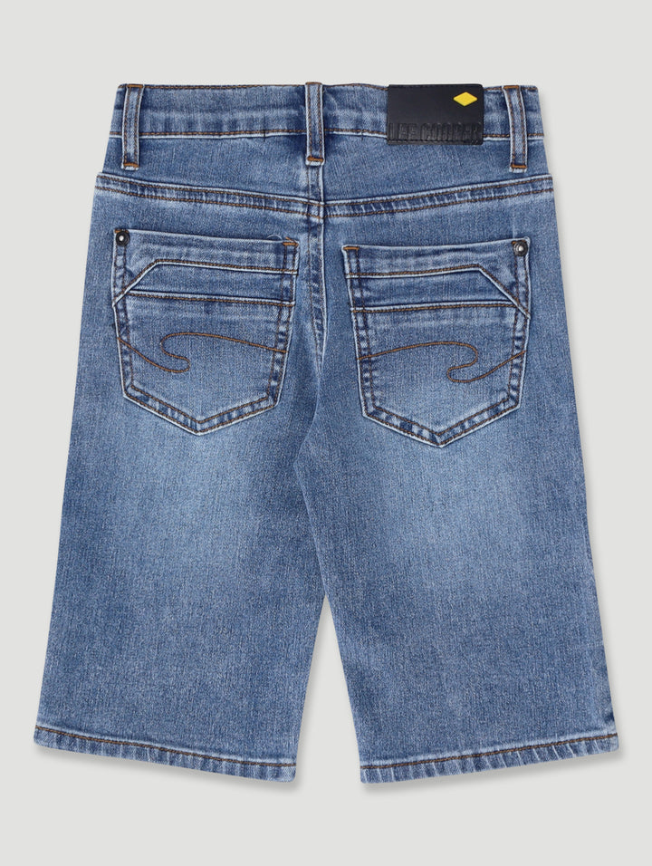 Pre-Boys Angelo Denim Shorts - Light Blue