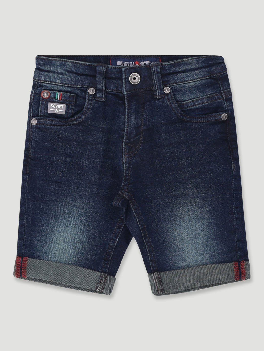Pre-Boys Radiate Denim Short - Blue/Black