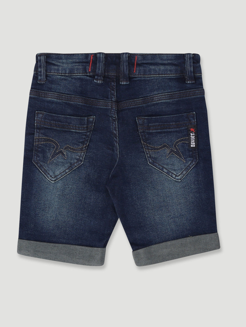 Pre-Boys Radiate Denim Short - Blue/Black