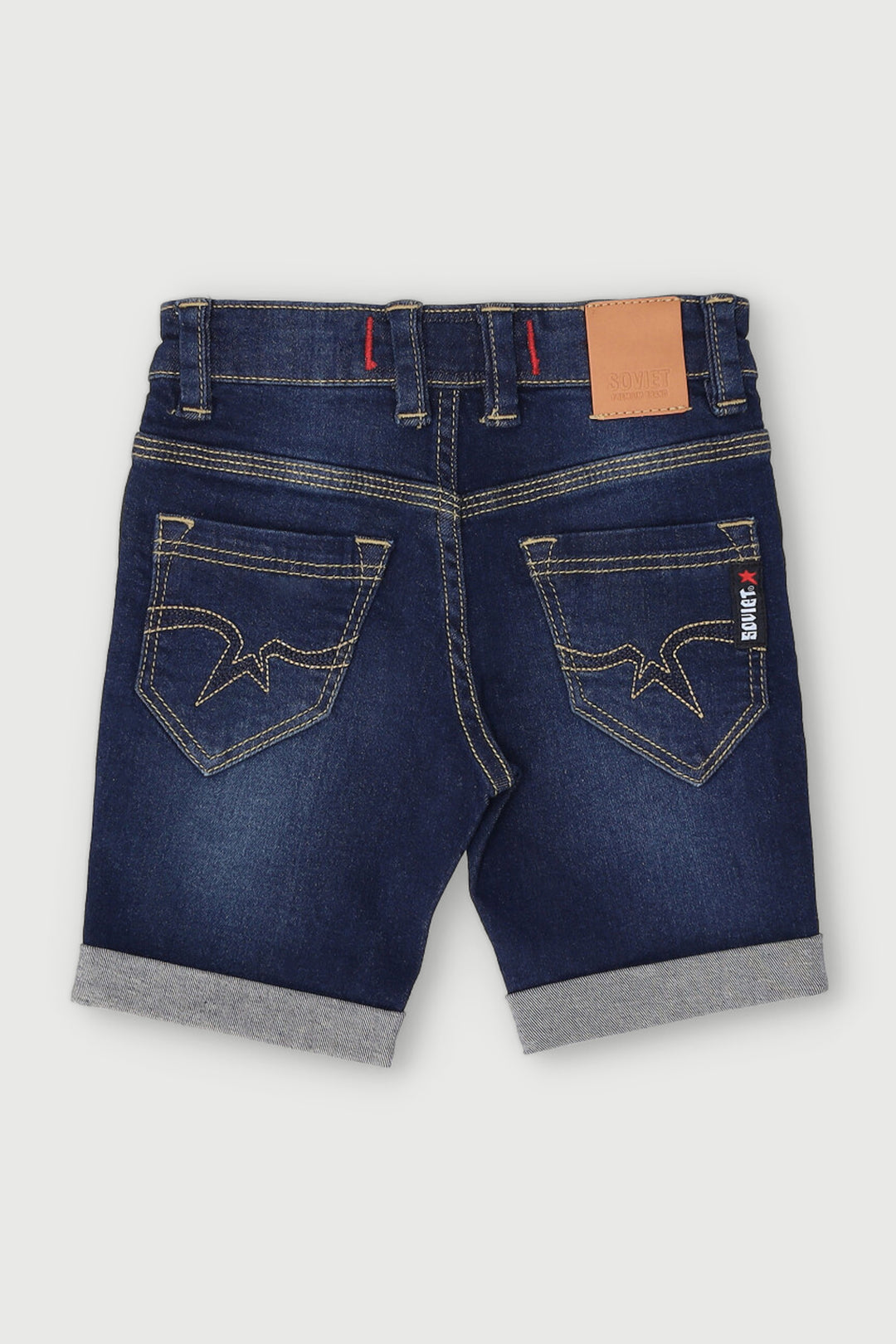 Pre-Boys Radiate Denim Short - Dark Indigo