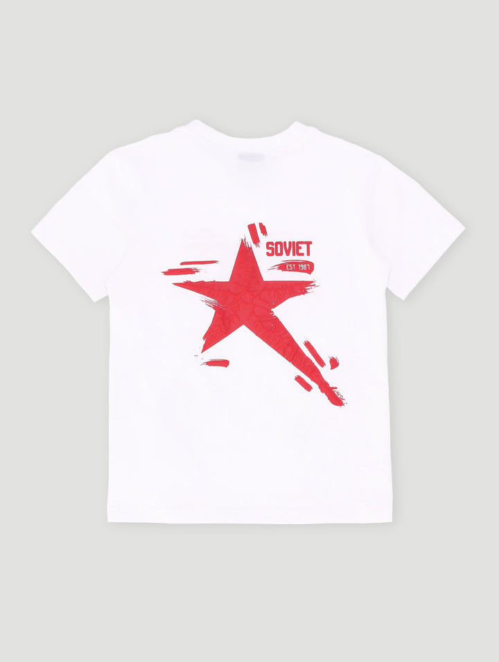 Pre-Boys Shadow Top - White