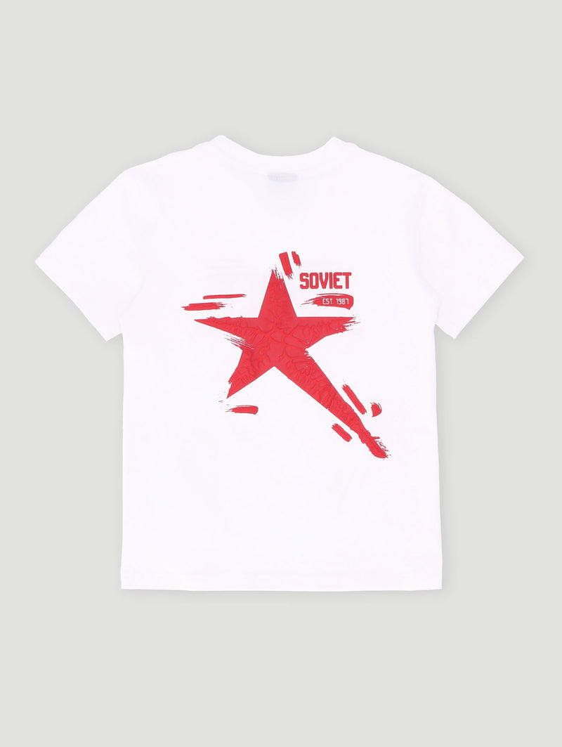 Pre-Boys Shadow Top - White