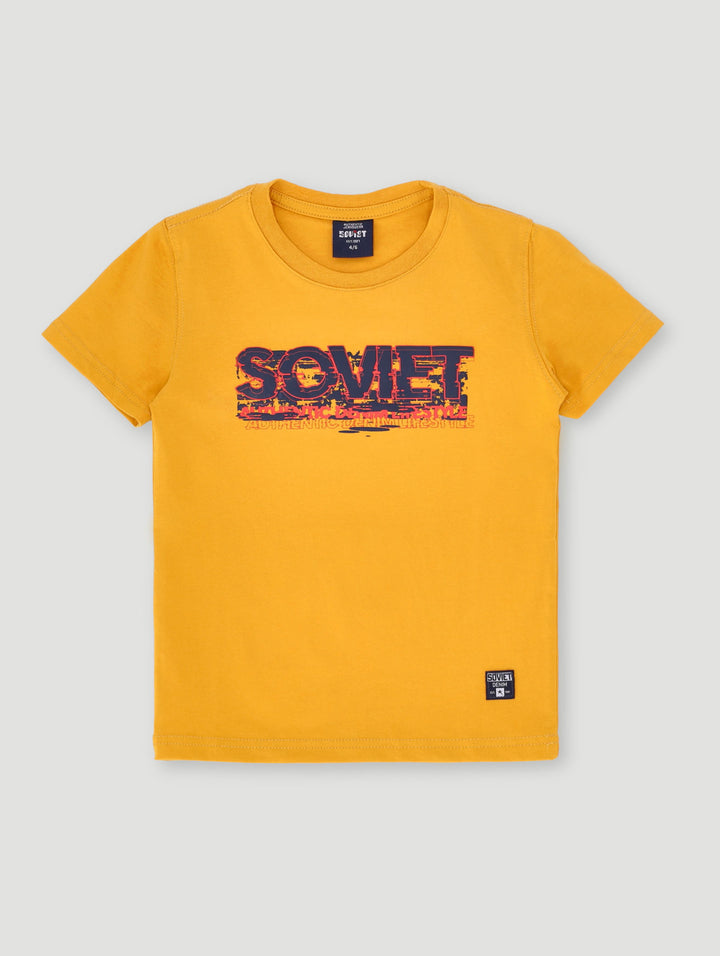 Pre-Boys Heat Top - Mustard