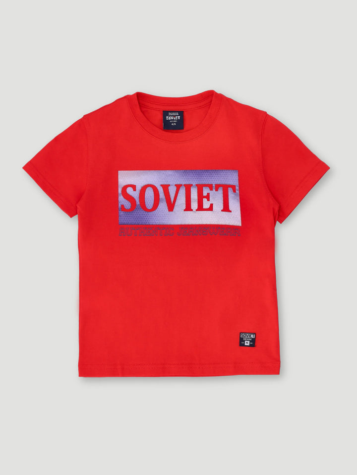 Pre-Boys Domain Tee - Red