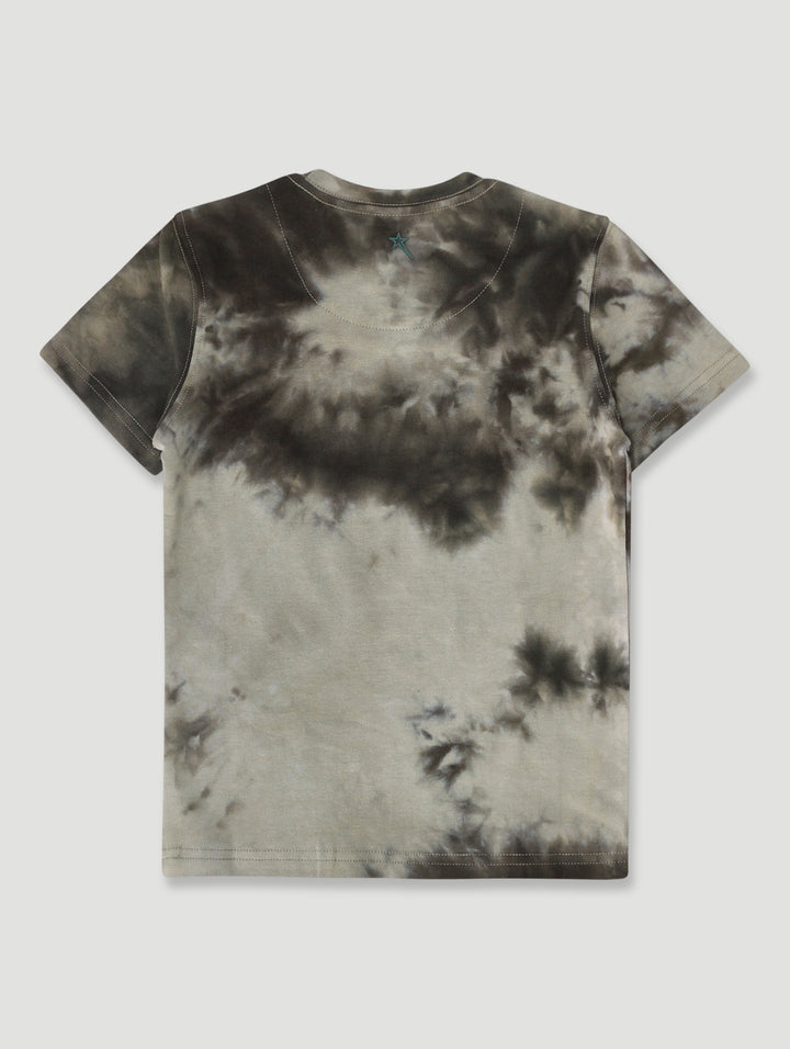 Pre-Boys Vast Tiedye Tee - Olive