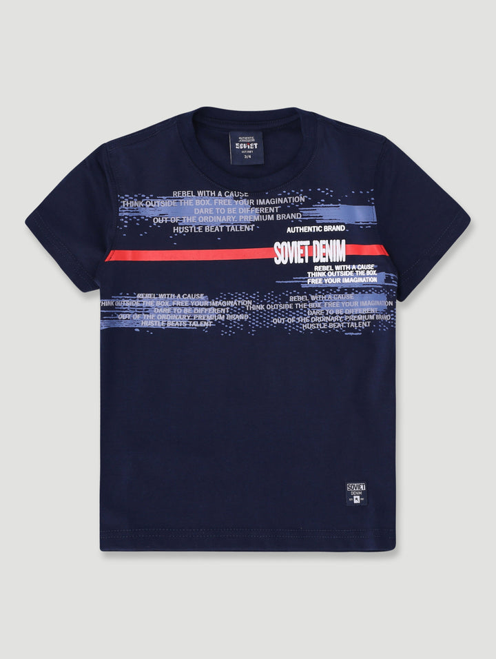 Pre-Boys Conrad Tee - Navy