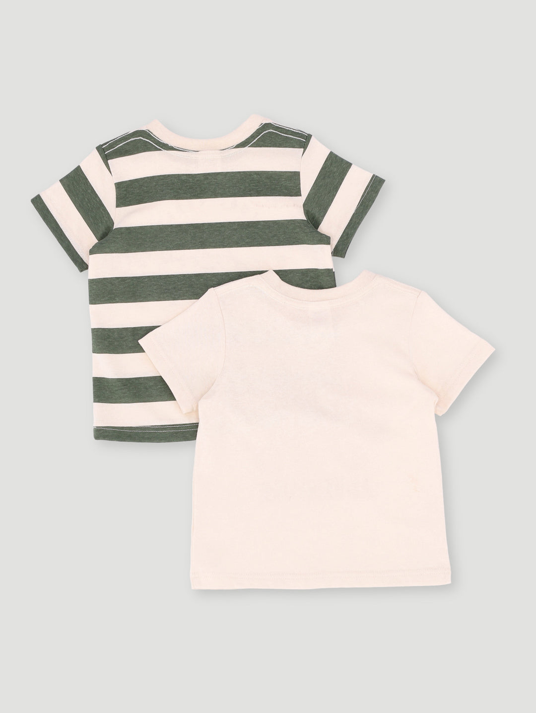Baby Boys 2 Pack Adventure Knit Tee - Stone/Green