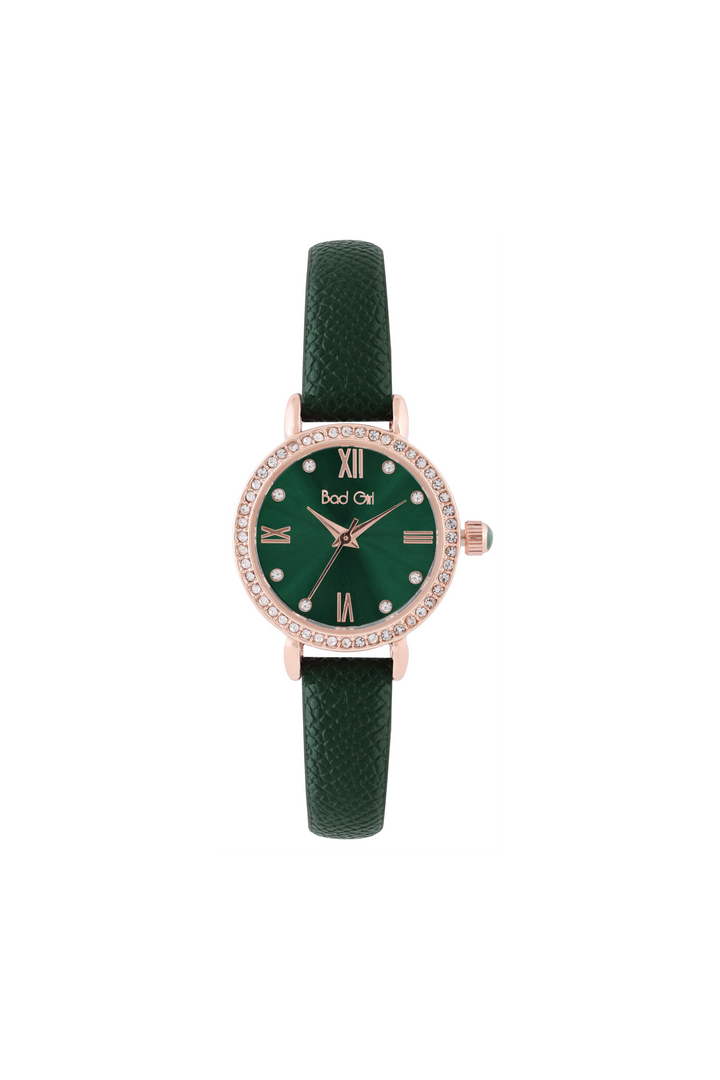 Bad Girl Emerald - Stones Pu [Green & Rosegold]