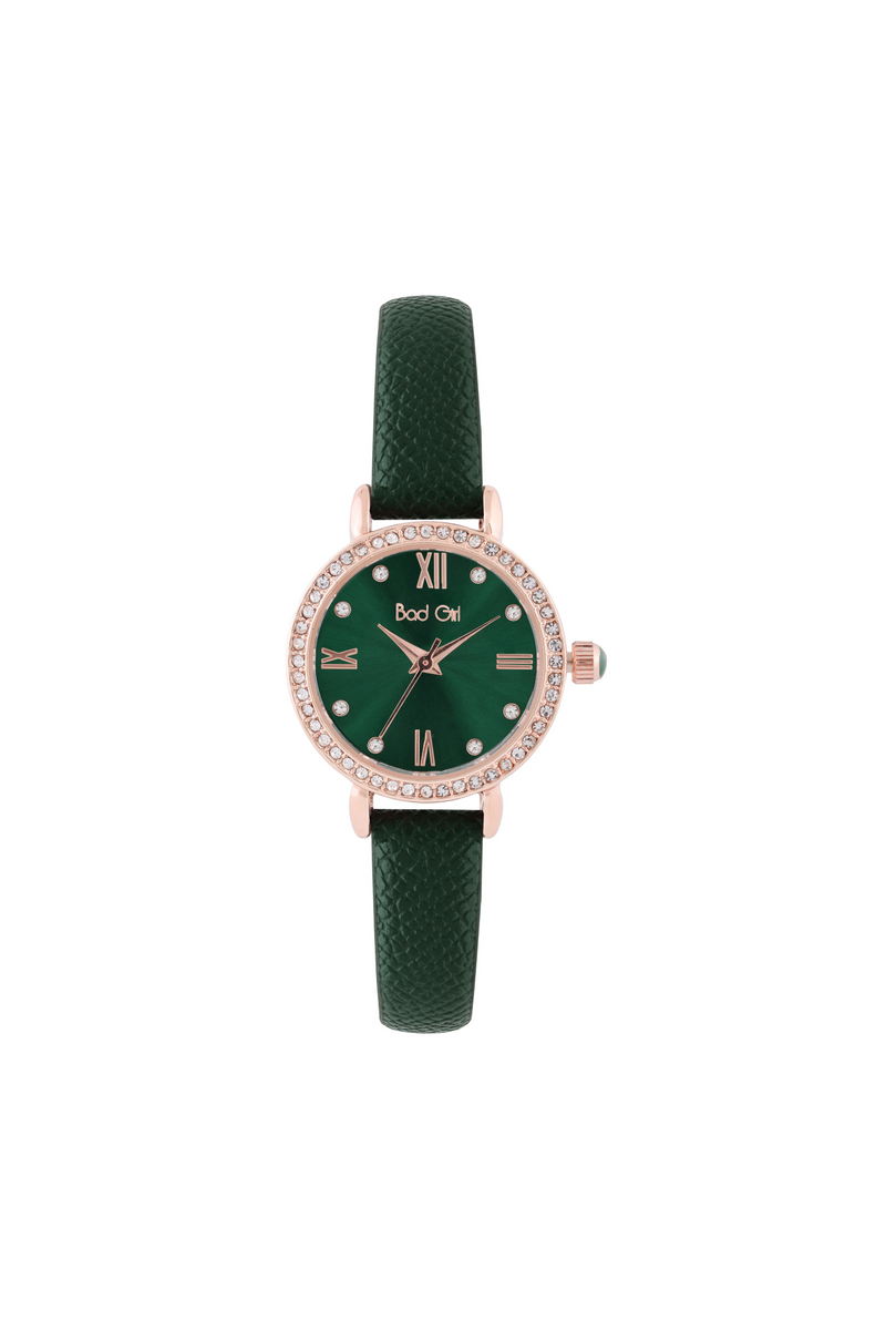 Bad Girl Emerald - Stones Pu [Green & Rosegold]