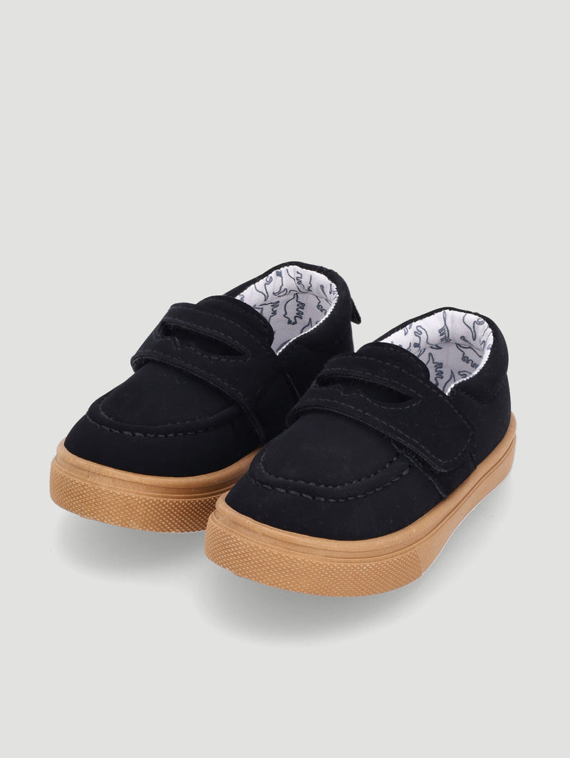 Pre-Boys Velcro Smart Sneaker - Black