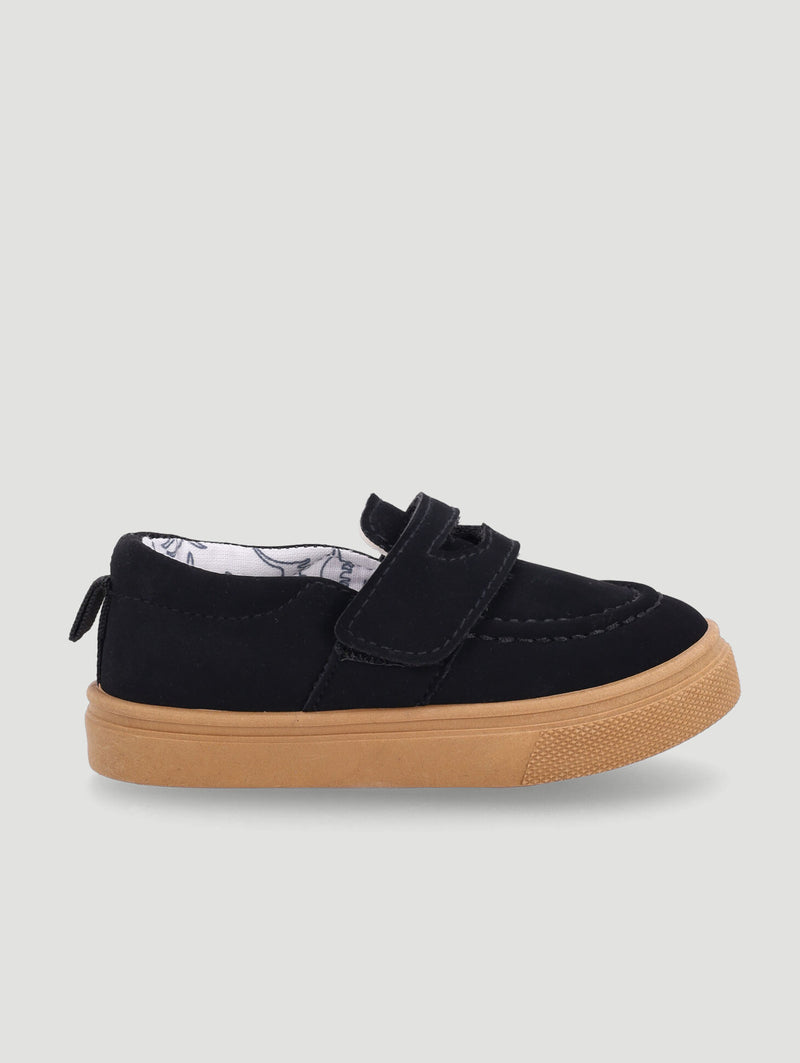 Pre-Boys Velcro Smart Sneaker - Black