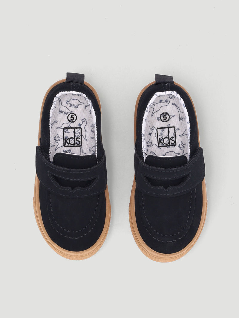 Pre-Boys Velcro Smart Sneaker - Black