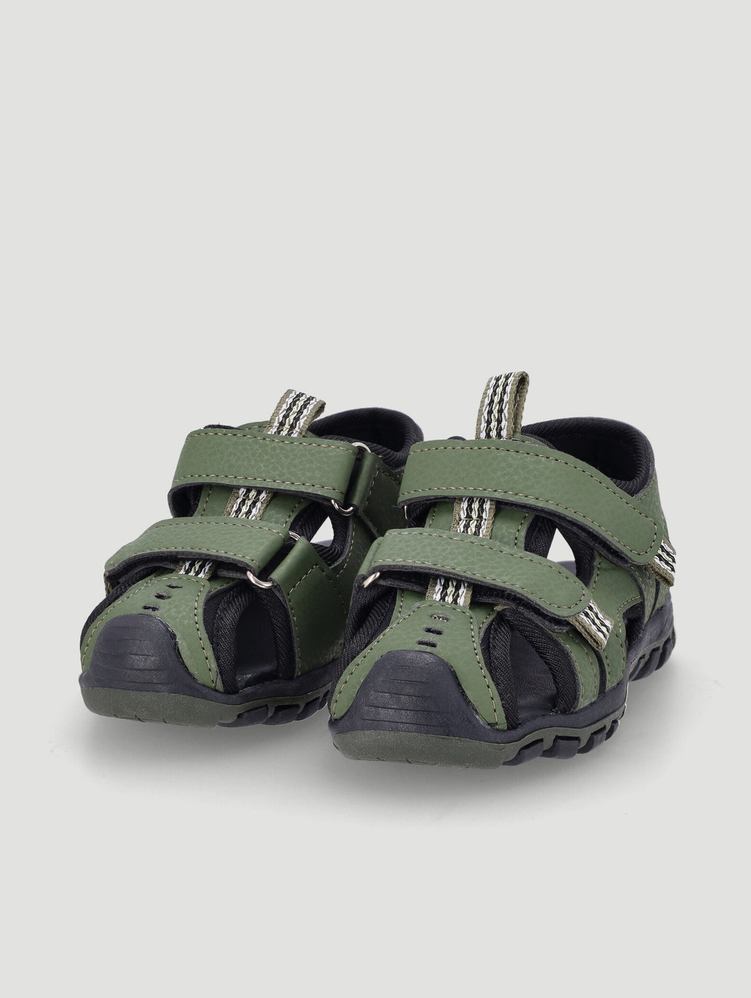 Pre-Boys Closed Toe Adventure Sandal - Olive