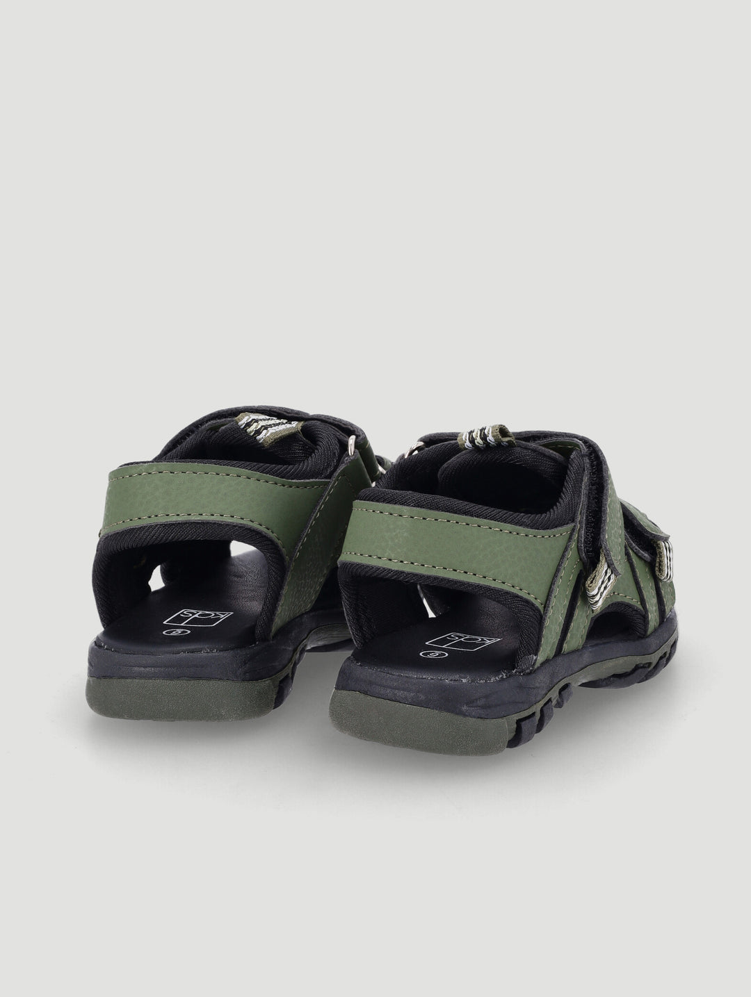 Pre-Boys Closed Toe Adventure Sandal - Olive